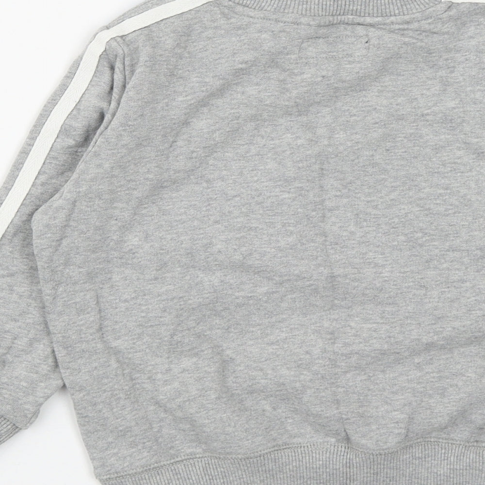 NEXT Boys Grey  Cotton Pullover Sweatshirt Size 4-5 Years