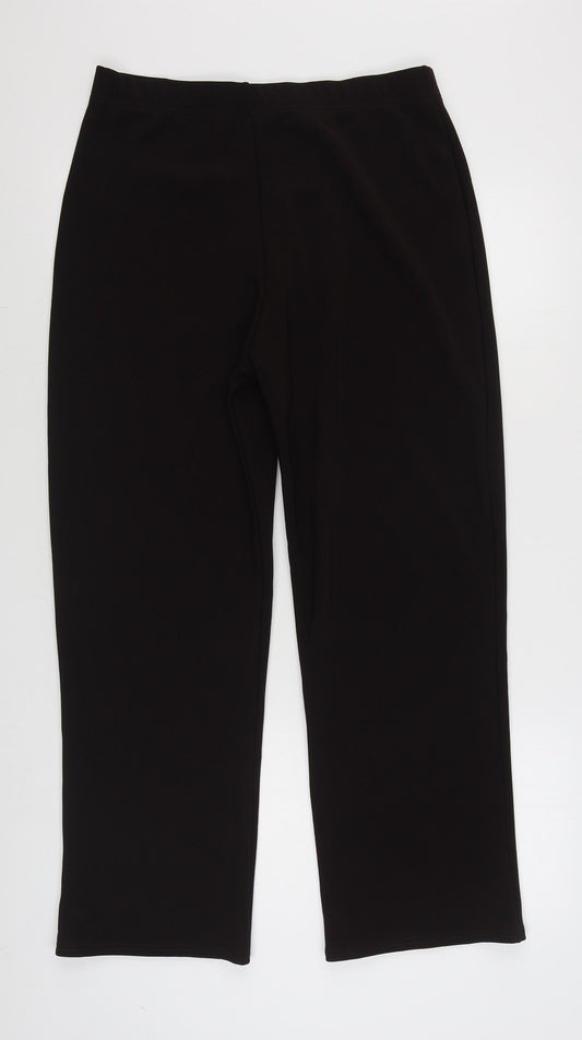 Preworn Womens Brown  Cotton Blend Trousers  Size 3XL L27 in Regular