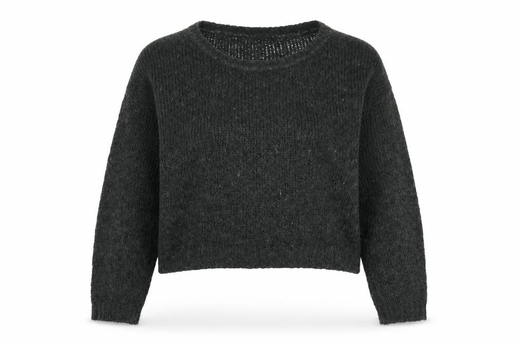 H&M Womens Green Round Neck  Acrylic Pullover Jumper Size 10