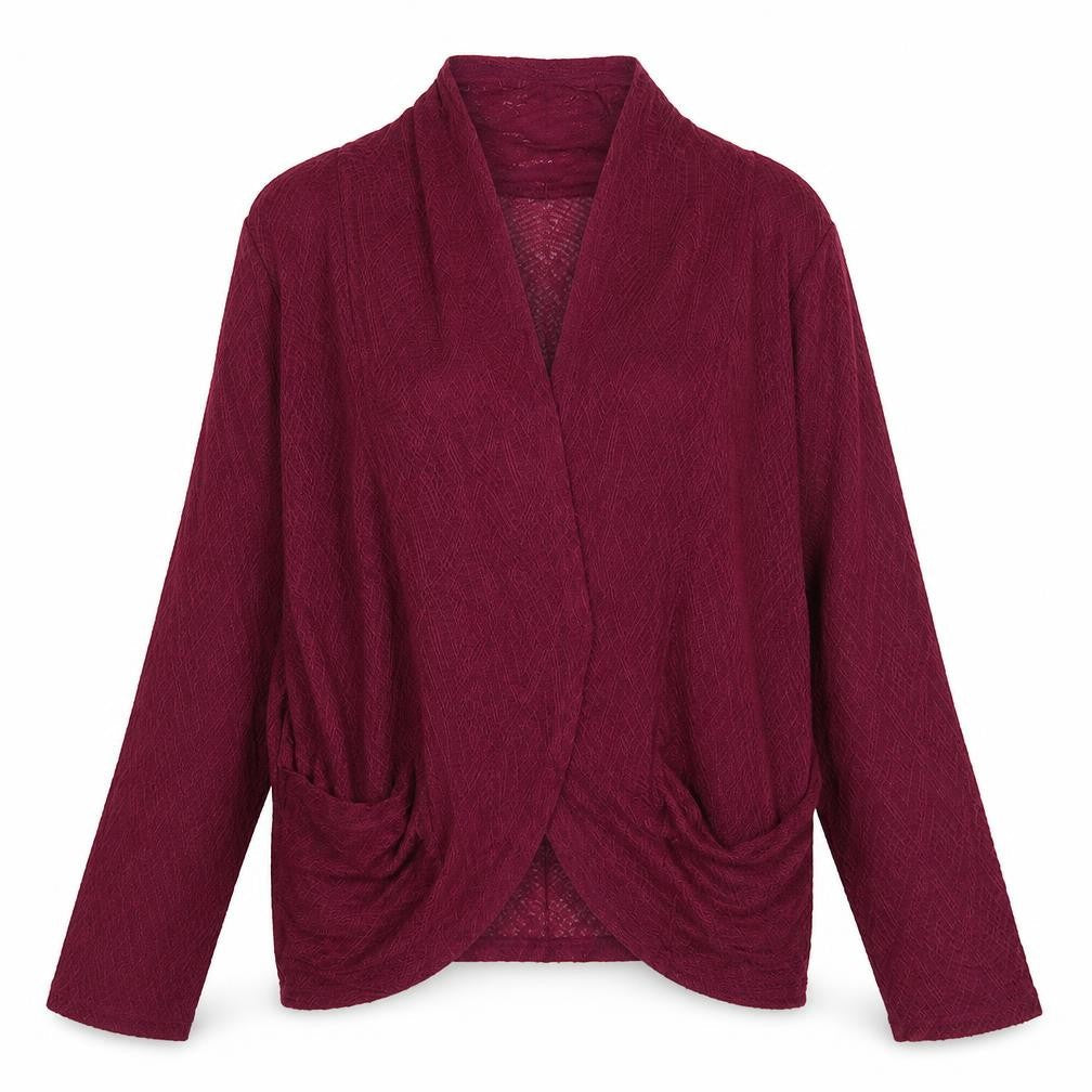 Oasis Womens Purple V-Neck  Acrylic Cardigan Jumper Size M