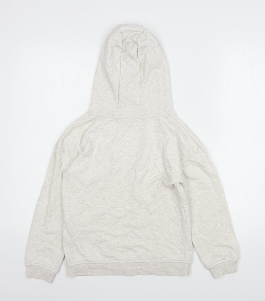 Primark Girls Beige  Cotton Pullover Hoodie Size 9-10 Years