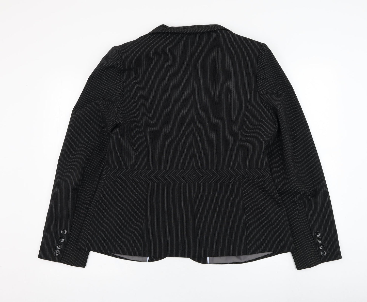 Dorothy Perkins Womens  Striped  Jacket Blazer Size 16  Button