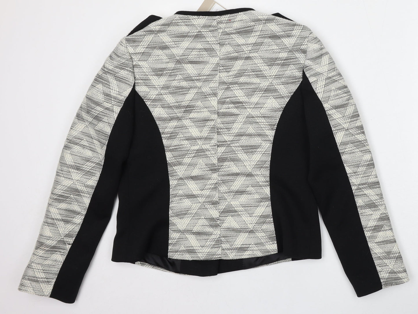 TU Womens Multicoloured Geometric  Jacket  Size 12  Zip