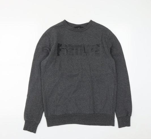 Priamrk Mens Grey  Polyester Pullover Sweatshirt Size S   - FORTNITE