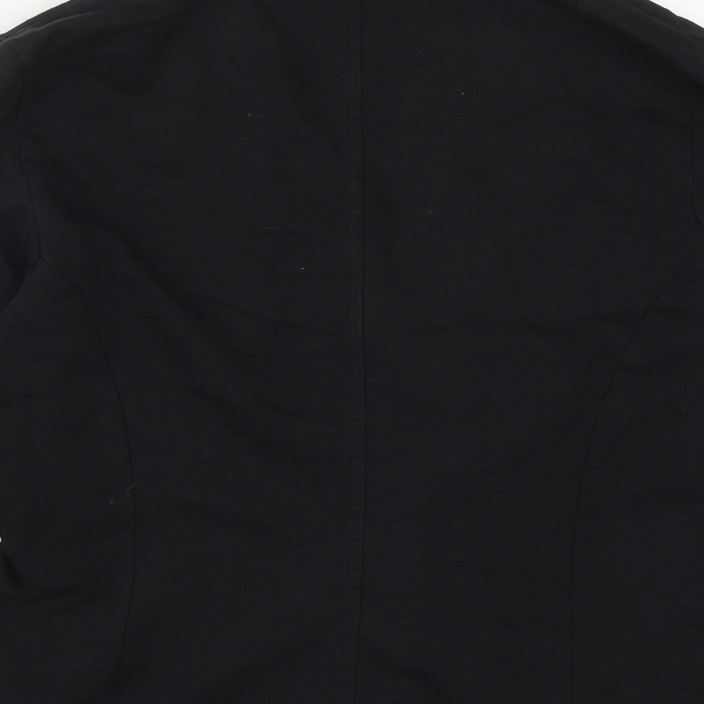 George Womens Black   Jacket  Size S  Button