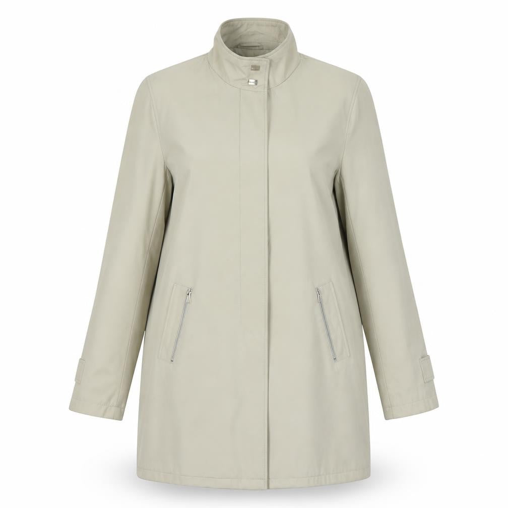 David Barry Womens Beige   Jacket  Size 10  Button