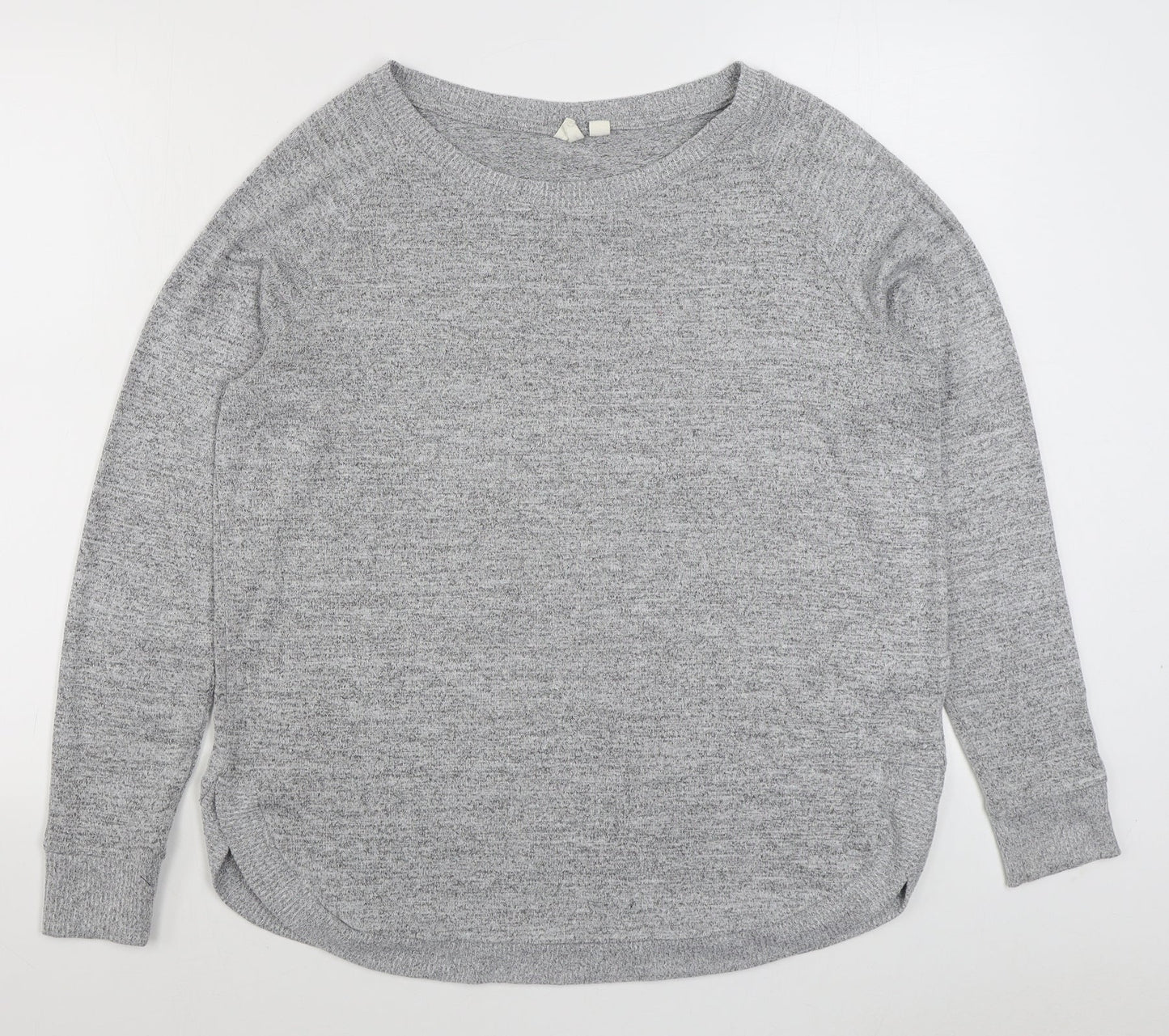 H&M Womens Grey  Polyester Pullover Sweatshirt Size M  Pullover