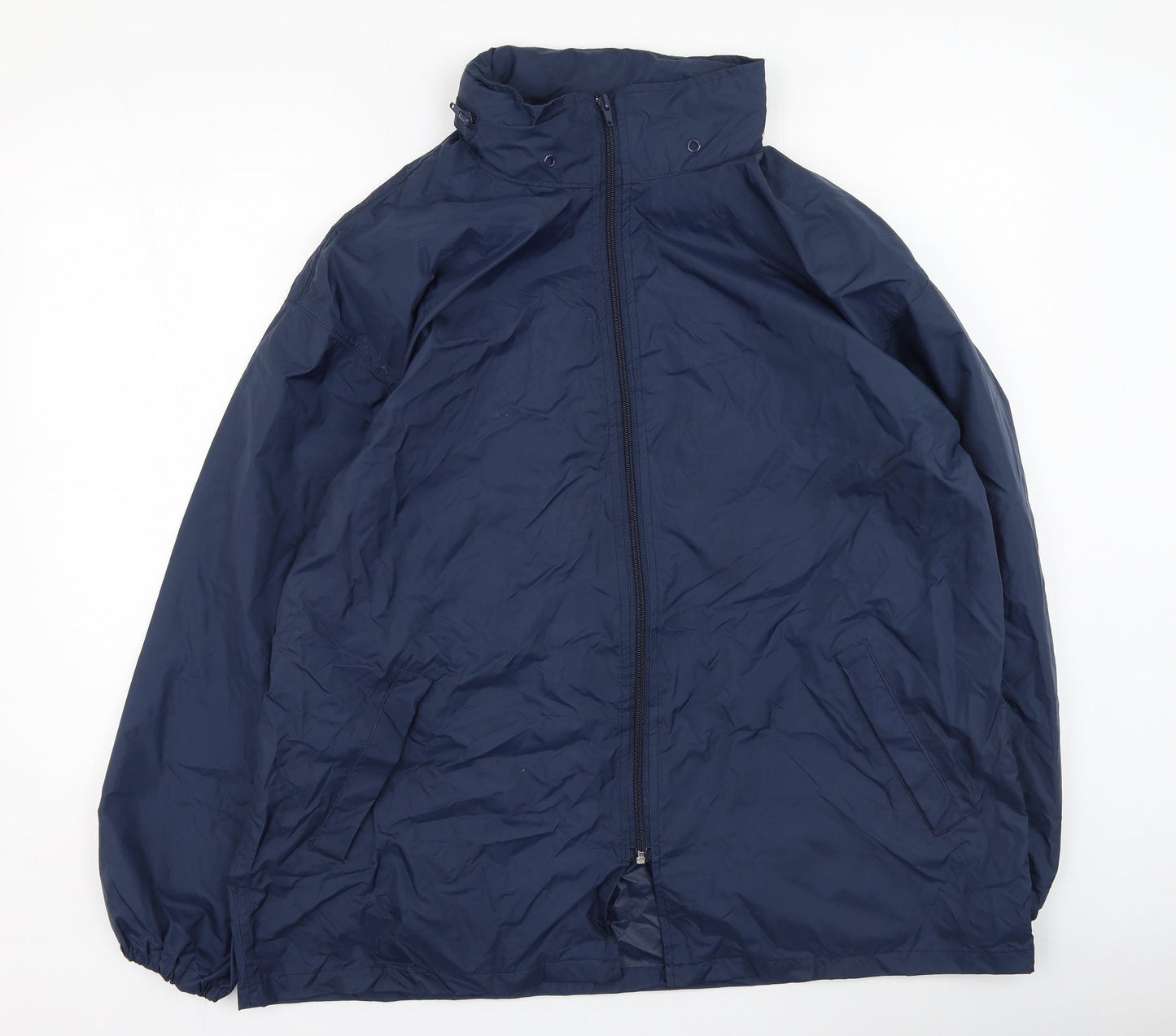 Result Mens Blue   Rain Coat Coat Size S