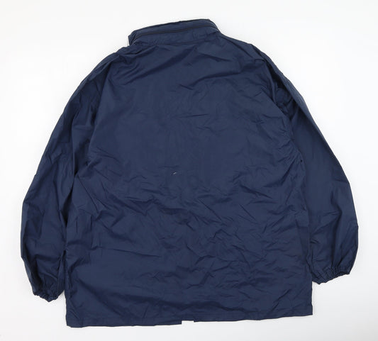 Result Mens Blue   Rain Coat Coat Size S