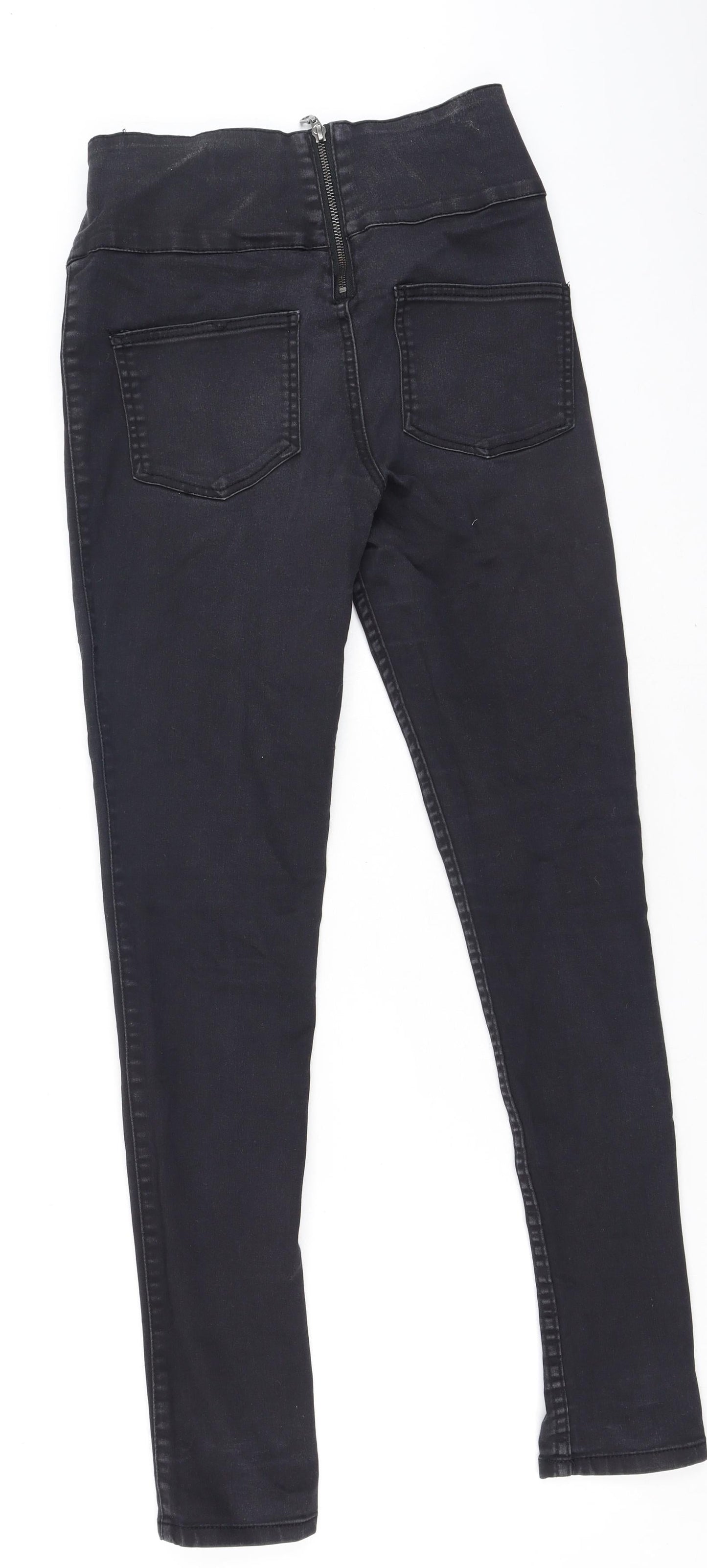 Pieces Womens Grey  Cotton Jegging Jeans Size 30 L29 in Regular