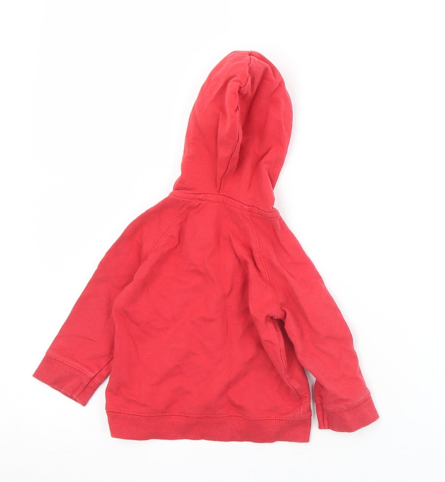 George Baby Red  Cotton Pullover Jumper Size 3-6 Months  Button