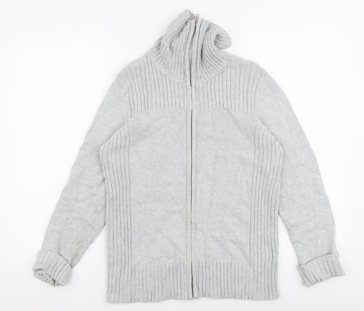Marks and Spencer Womens Grey   Jacket  Size 12  Zip