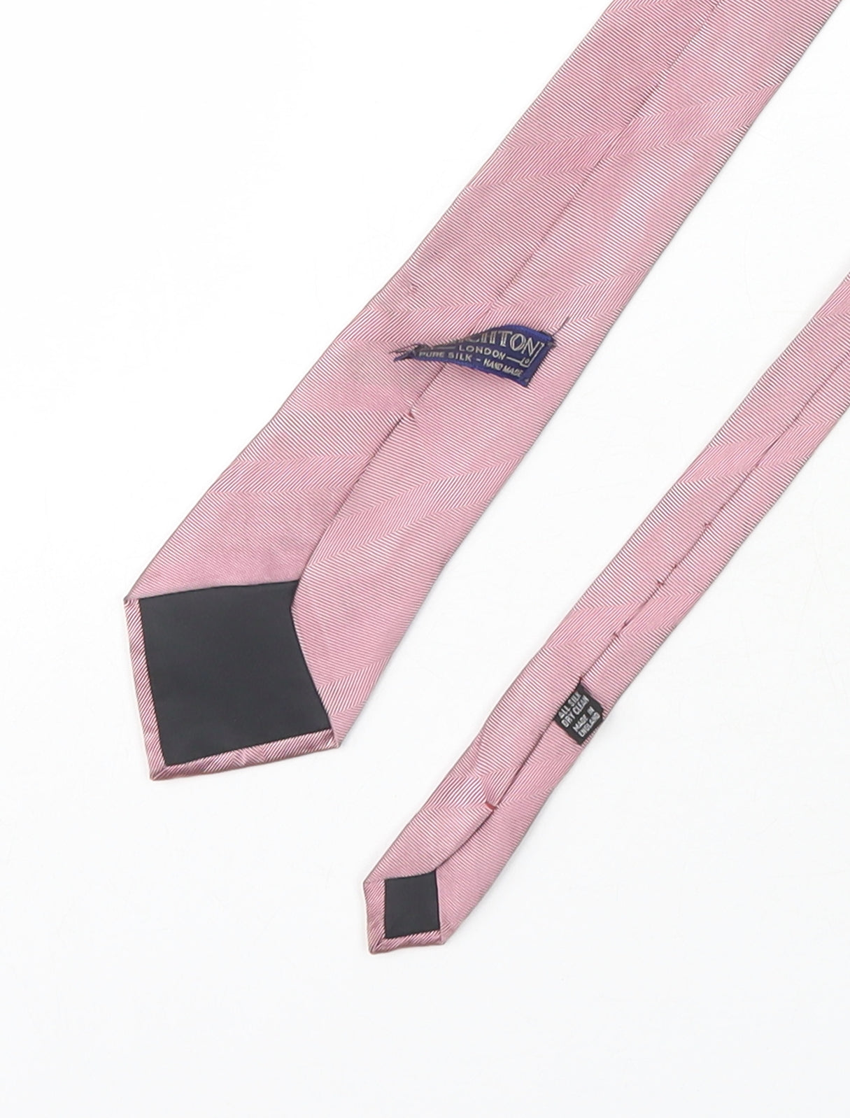 crichton Mens Pink  Silk Pointed Tie One Size