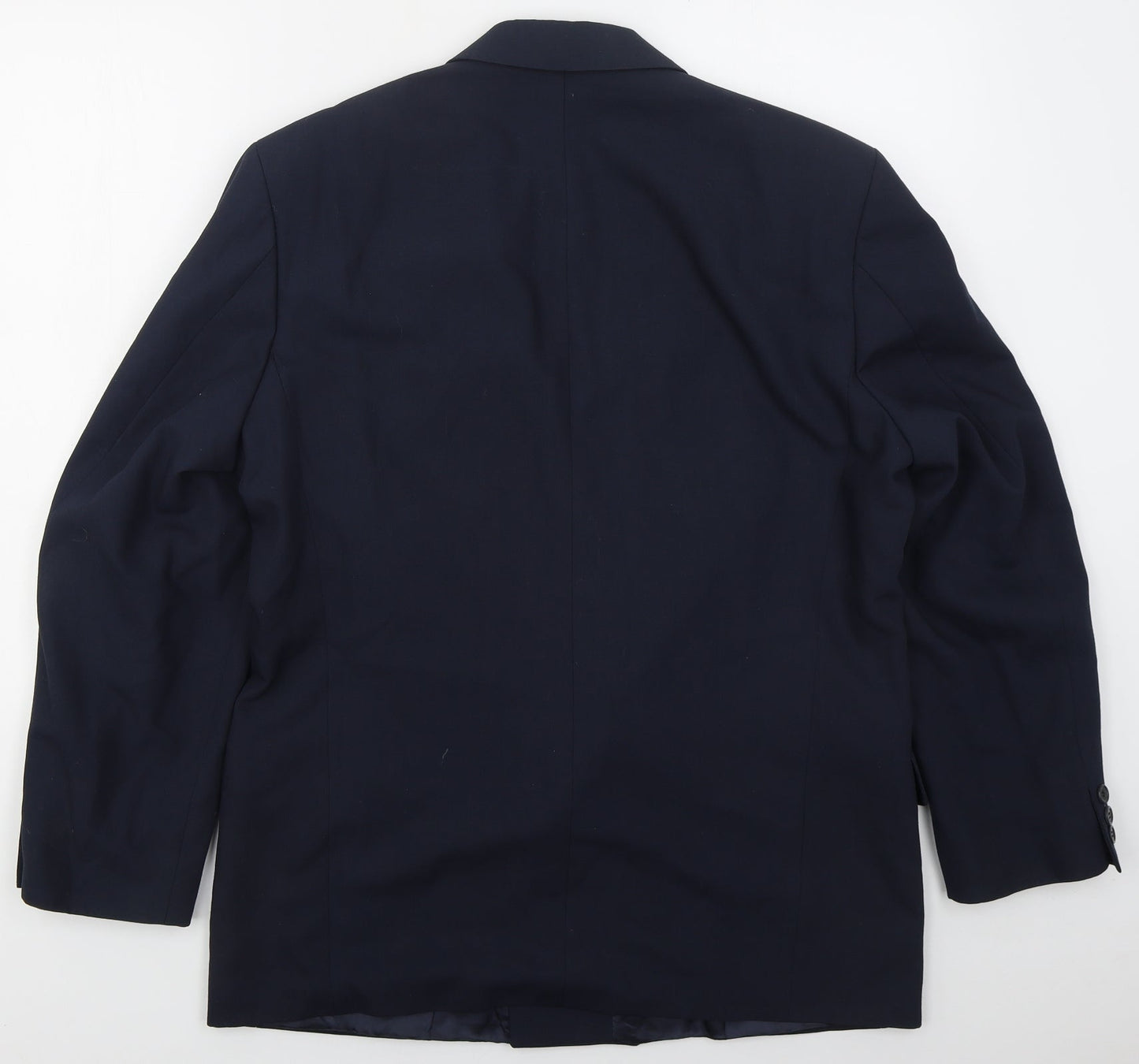 Marks and Spencer Mens Blue  Polyester Jacket Suit Jacket Size 40