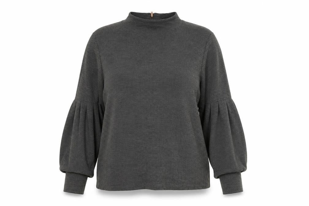 Savannah Miller Womens Grey High Neck  Polyester Pullover Jumper Size 16