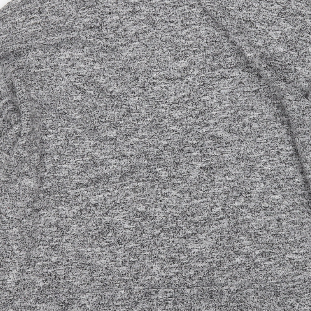 Dorothy Perkins Womens Grey Roll Neck  Polyester Pullover Jumper Size 10