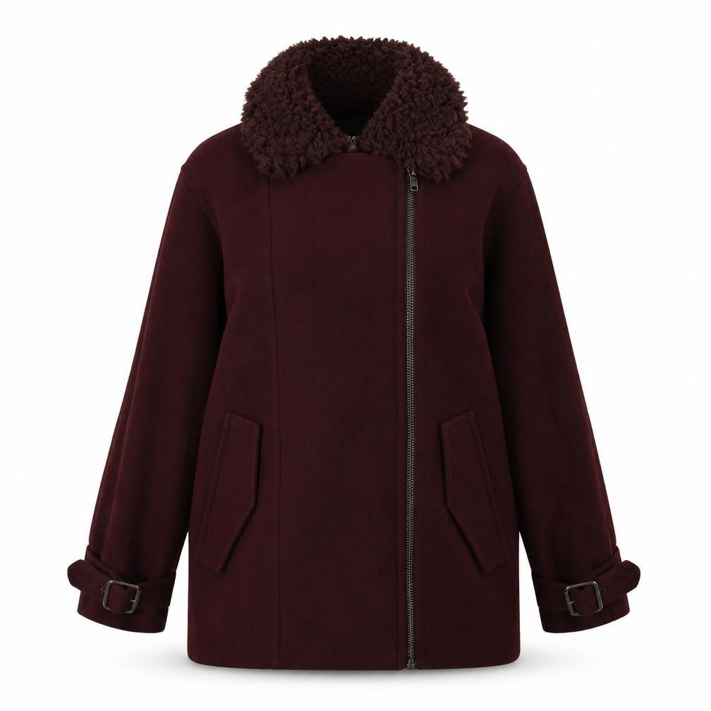Monki Womens Red   Jacket  Size XS  Zip