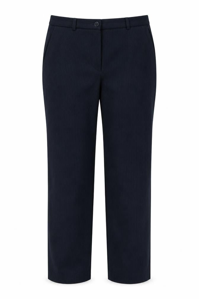 Brandtex Womens Blue  Polyester Trousers  Size 32 L28 in Regular