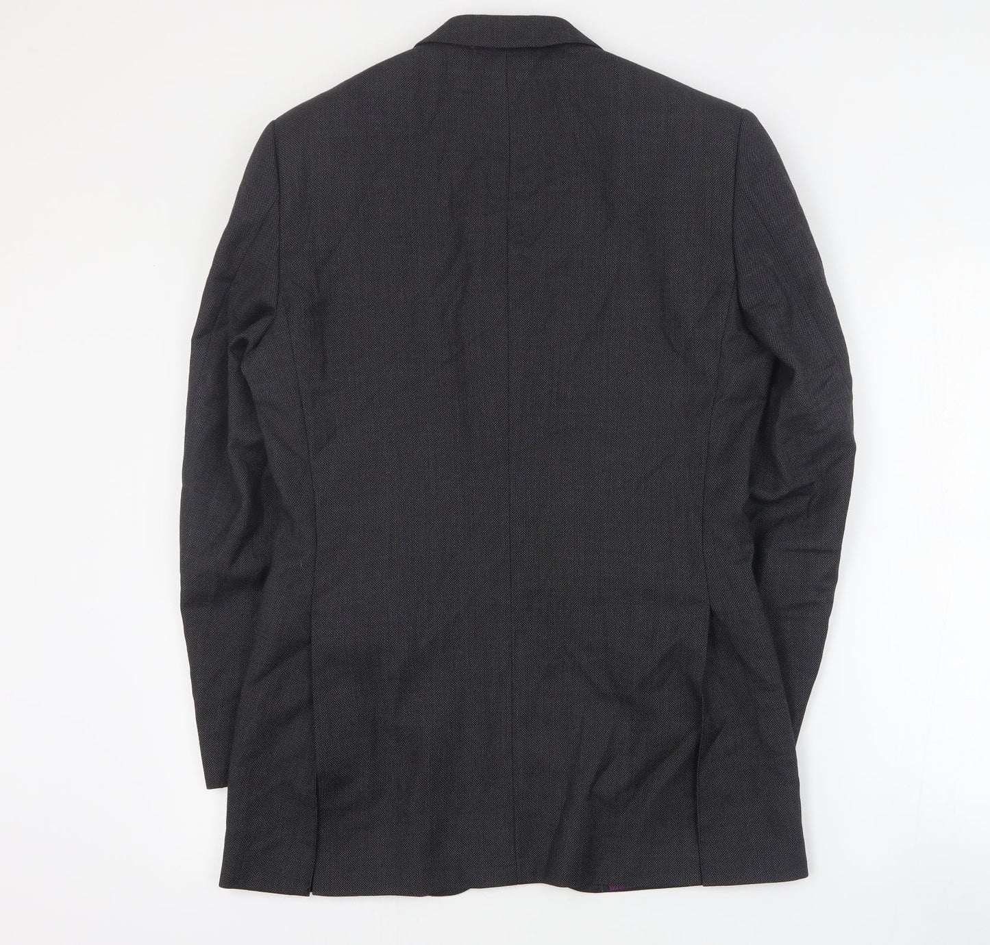 Racing Green Mens Grey  Wool Jacket Blazer Size S