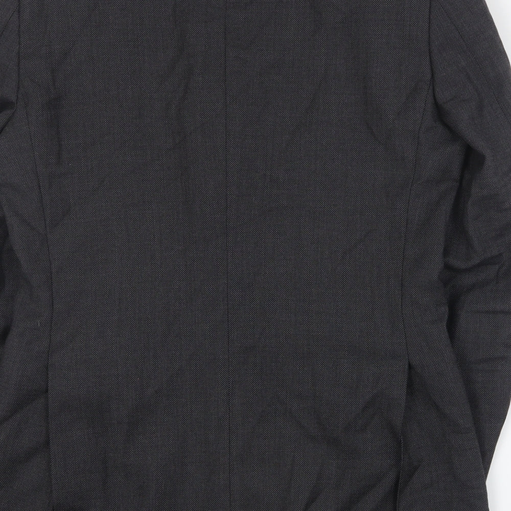 Racing Green Mens Grey  Wool Jacket Blazer Size S