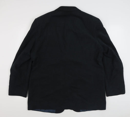 Marks and Spencer Mens Blue  Cotton Jacket Suit Jacket Size M