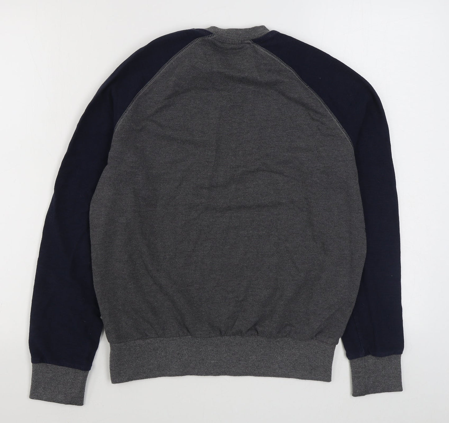 Primark Mens Grey Paisley Cotton Pullover Sweatshirt Size S