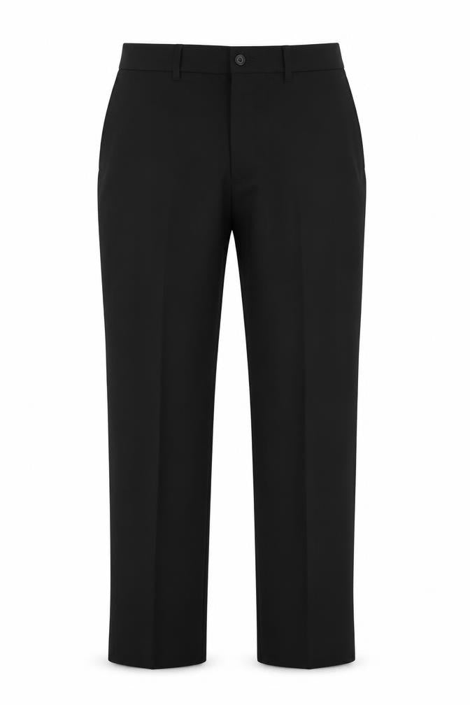 Marks and Spencer Womens Black  Polyester Trousers  Size 36 L29 in Regular