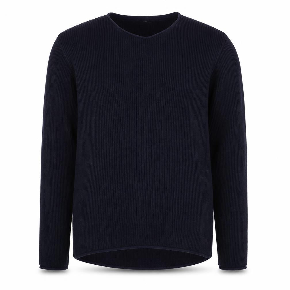 River Island  Mens Blue Round Neck  Acrylic Pullover Jumper Size M
