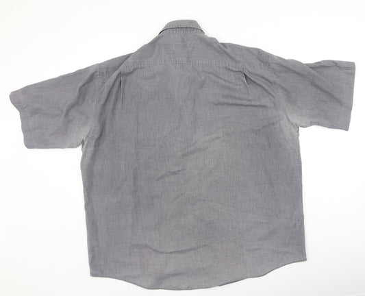 canda Mens Grey  Polyester  Polo Size 2XL Collared