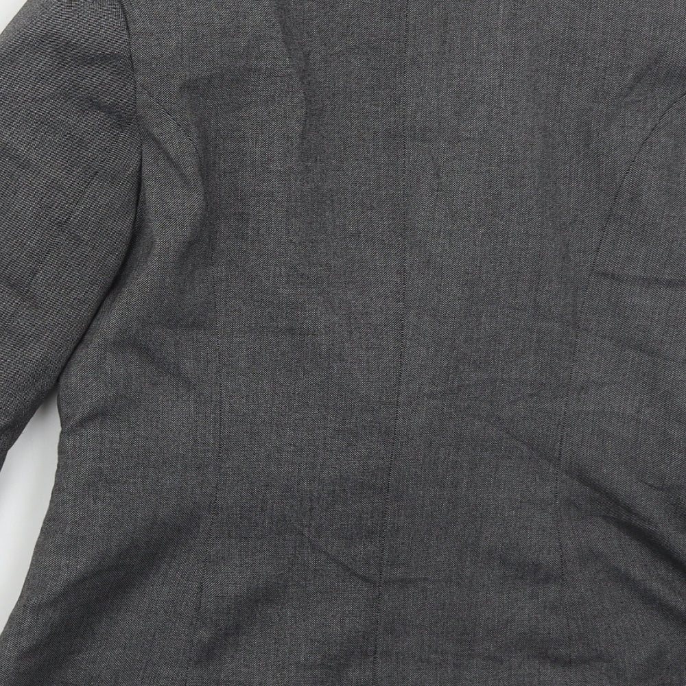 Warehouse Womens Grey  Polyester Jacket Suit Jacket Size 12