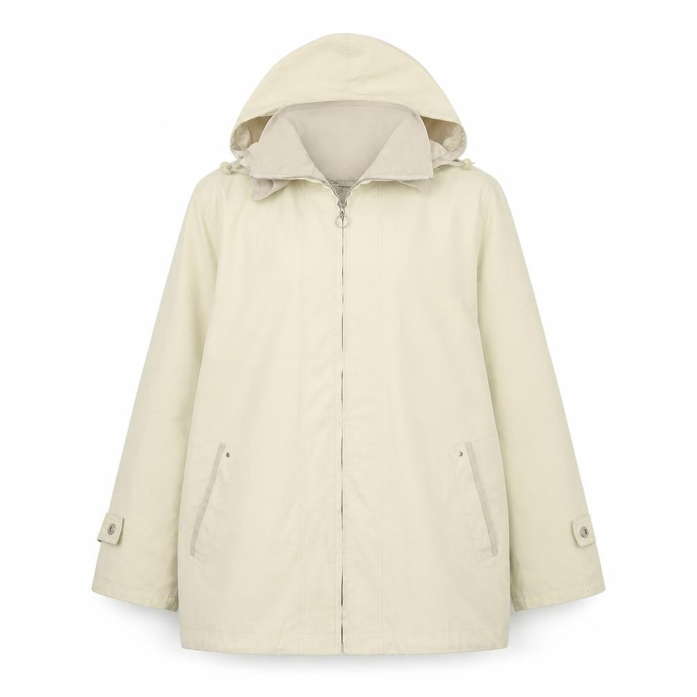Womens UK Size 12  Mountain Pass Ivory Polyester Coat