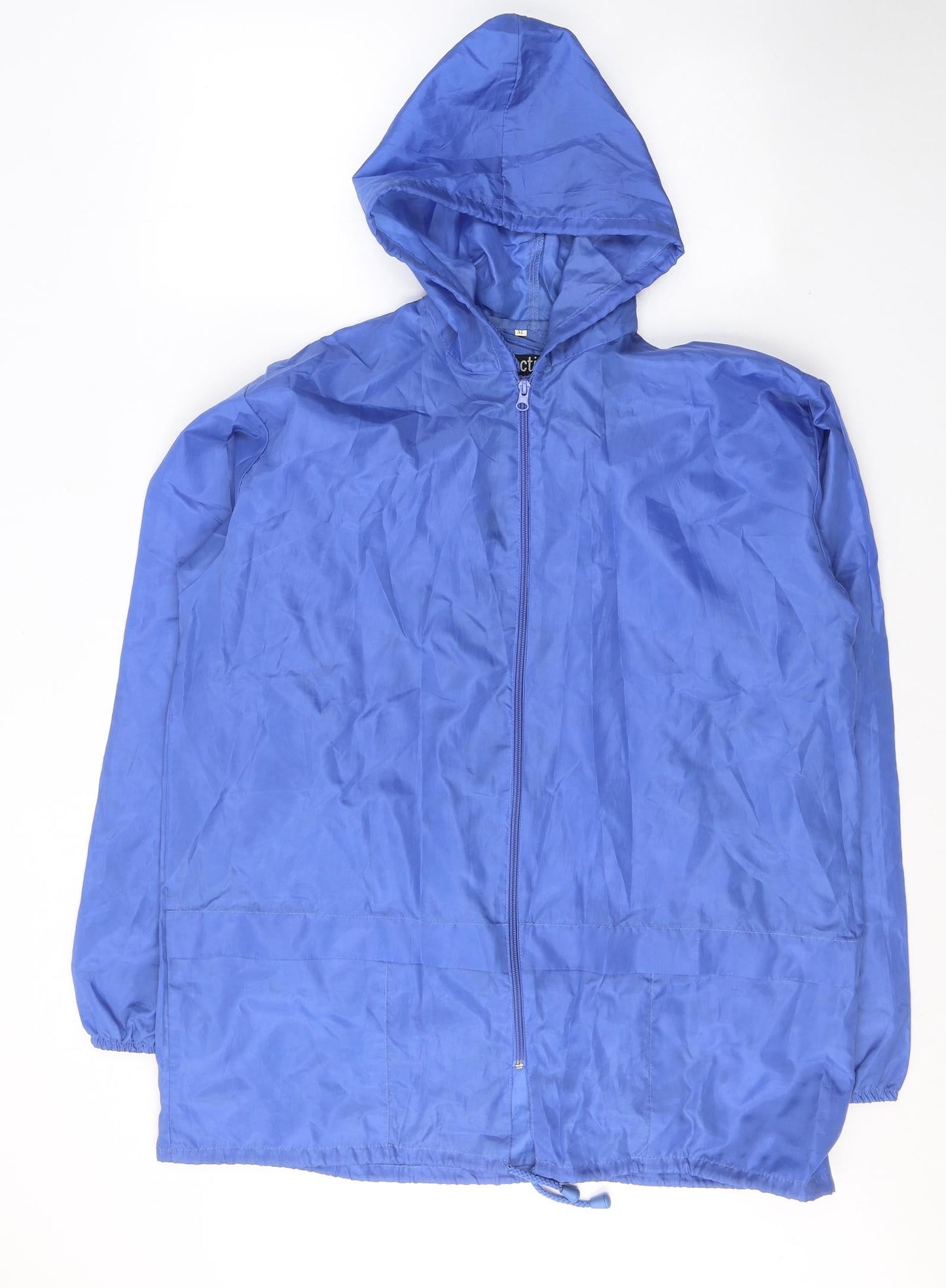 Protection Womens Blue   Rain Coat Coat Size M  Zip