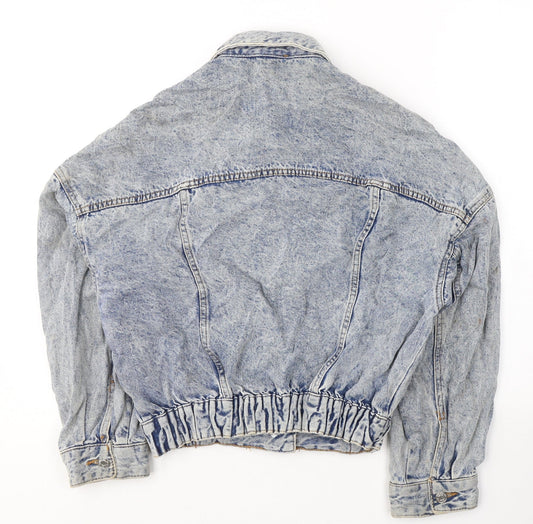 Primark Womens Blue   Jacket  Size 6  Button