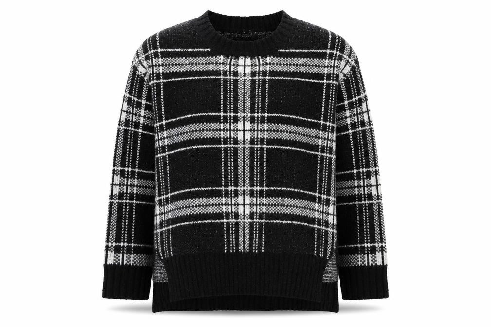Marks and Spencer Womens Black Round Neck  Acrylic Pullover Jumper Size S