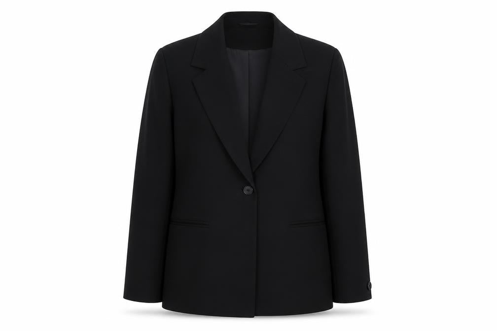Armaranto Womens Black  Polyester Jacket Blazer Size 14