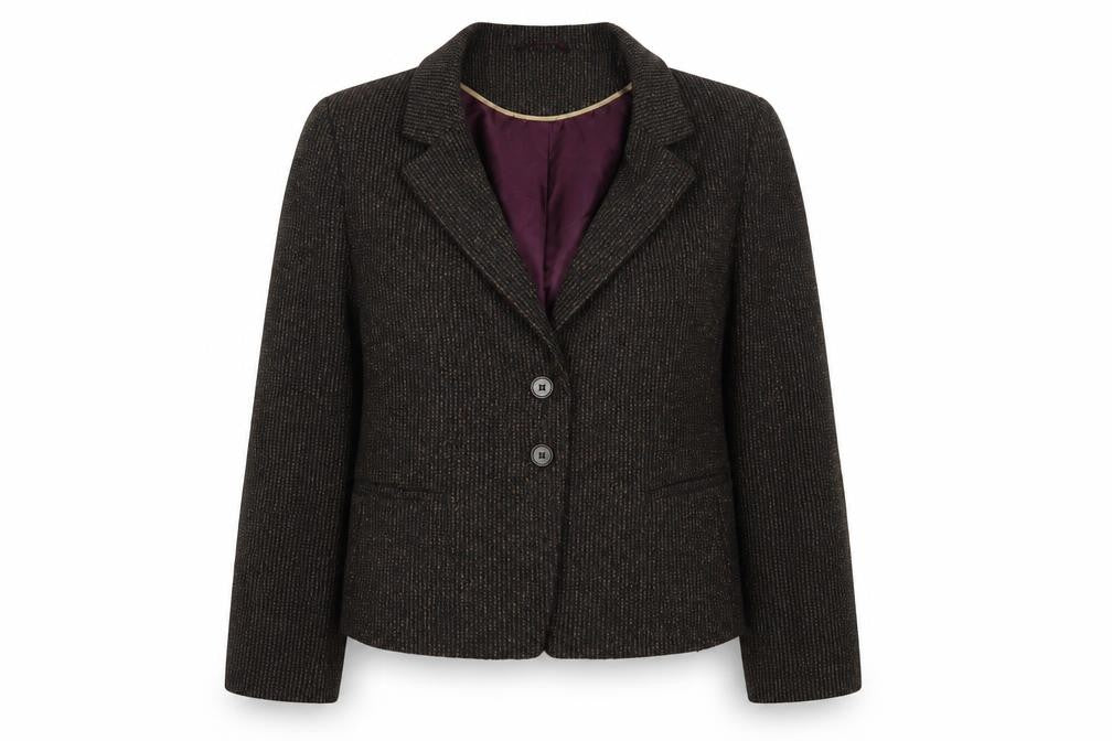 New Look Womens Brown  Polyester Jacket Sport Coat Size 18