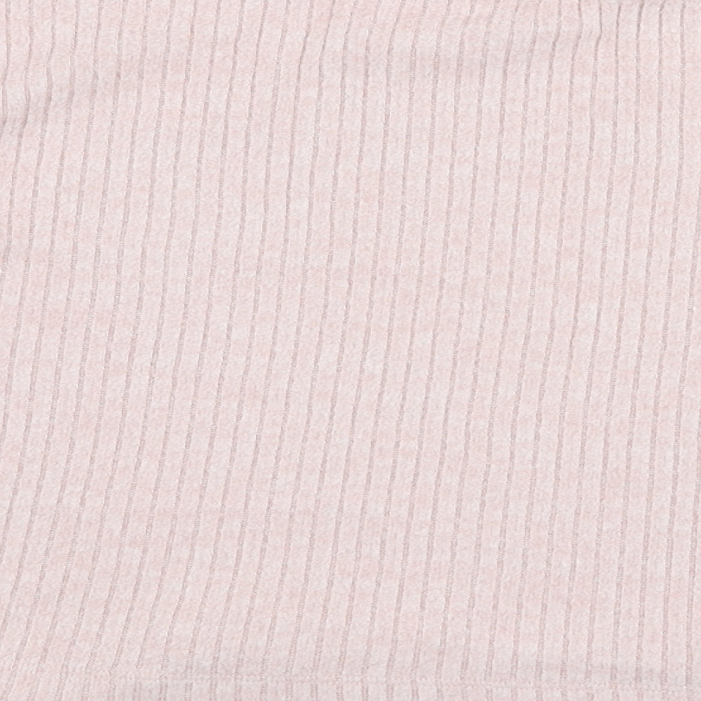 H&M Girls Pink Round Neck  Polyester Pullover Jumper Size 13-14 Years  Pullover