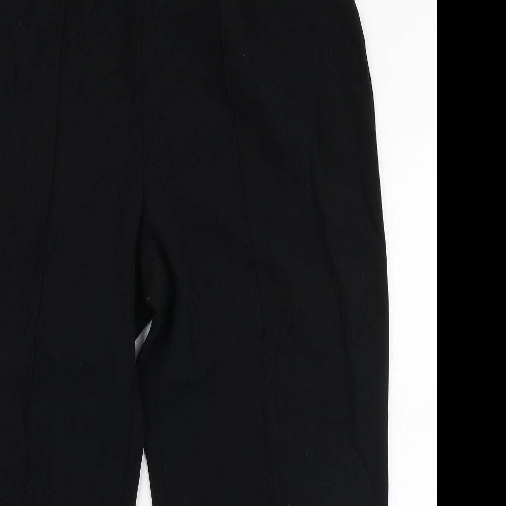 Isle Womens Black  Polyester Trousers  Size 16 L24 in Regular