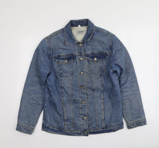 New Look Womens Blue   Jacket  Size 8