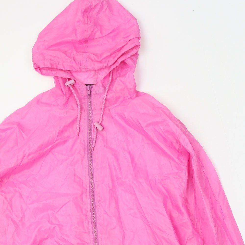 Pro Climate Womens Pink   Anorak Jacket Size S  Zip