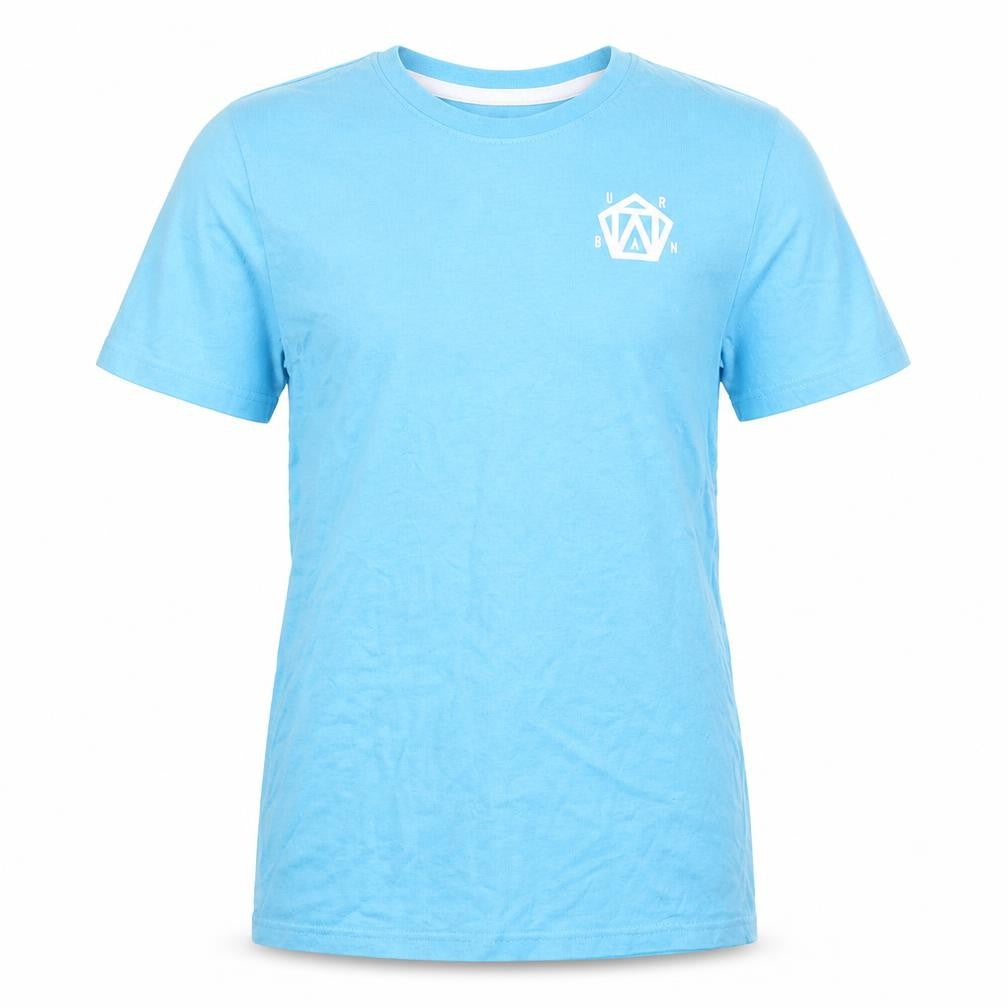 F&F Boys Blue  Cotton Jersey T-Shirt Size 11-12 Years Round Neck