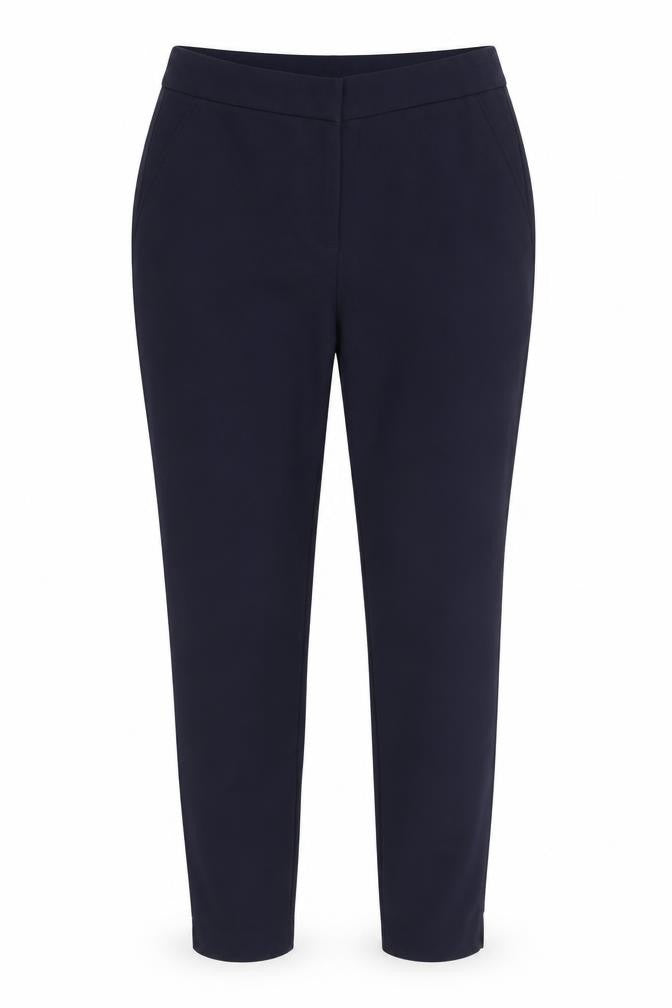 Papaya Womens Blue  Polyester Trousers  Size 12 L25 in Regular