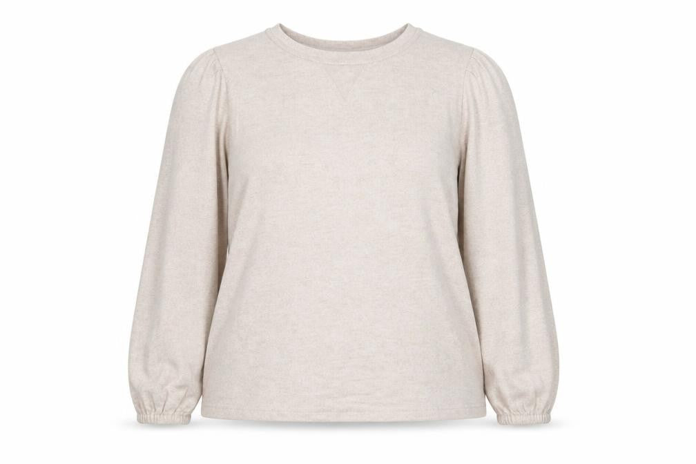 Dunnes Womens Beige Round Neck  Viscose Pullover Jumper Size L