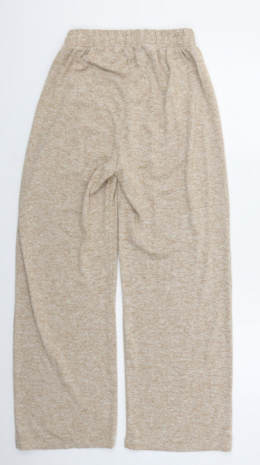 Nasty Gal Womens Beige  Polyester Sweatpants Trousers Size 6 L29 in Regular