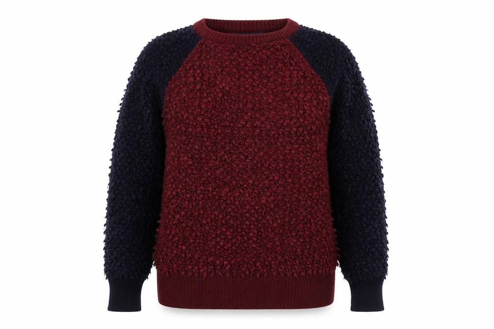 NEXT Womens Red Crew Neck  Acrylic Pullover Jumper Size 6