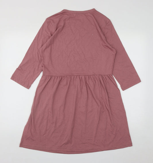 Missguided Womens Pink  Polyester Fit & Flare  Size 6
