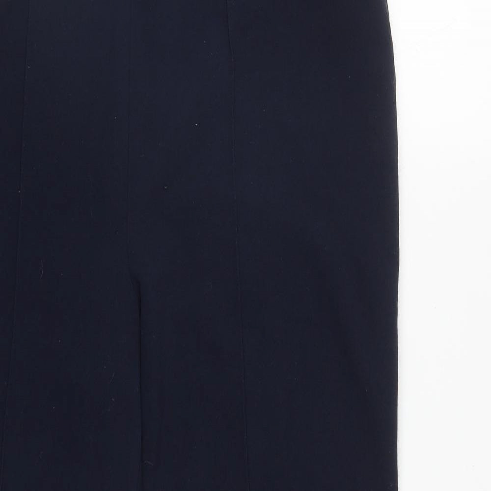 Isle Womens Blue  Polyester Trousers  Size 12 L26 in Regular