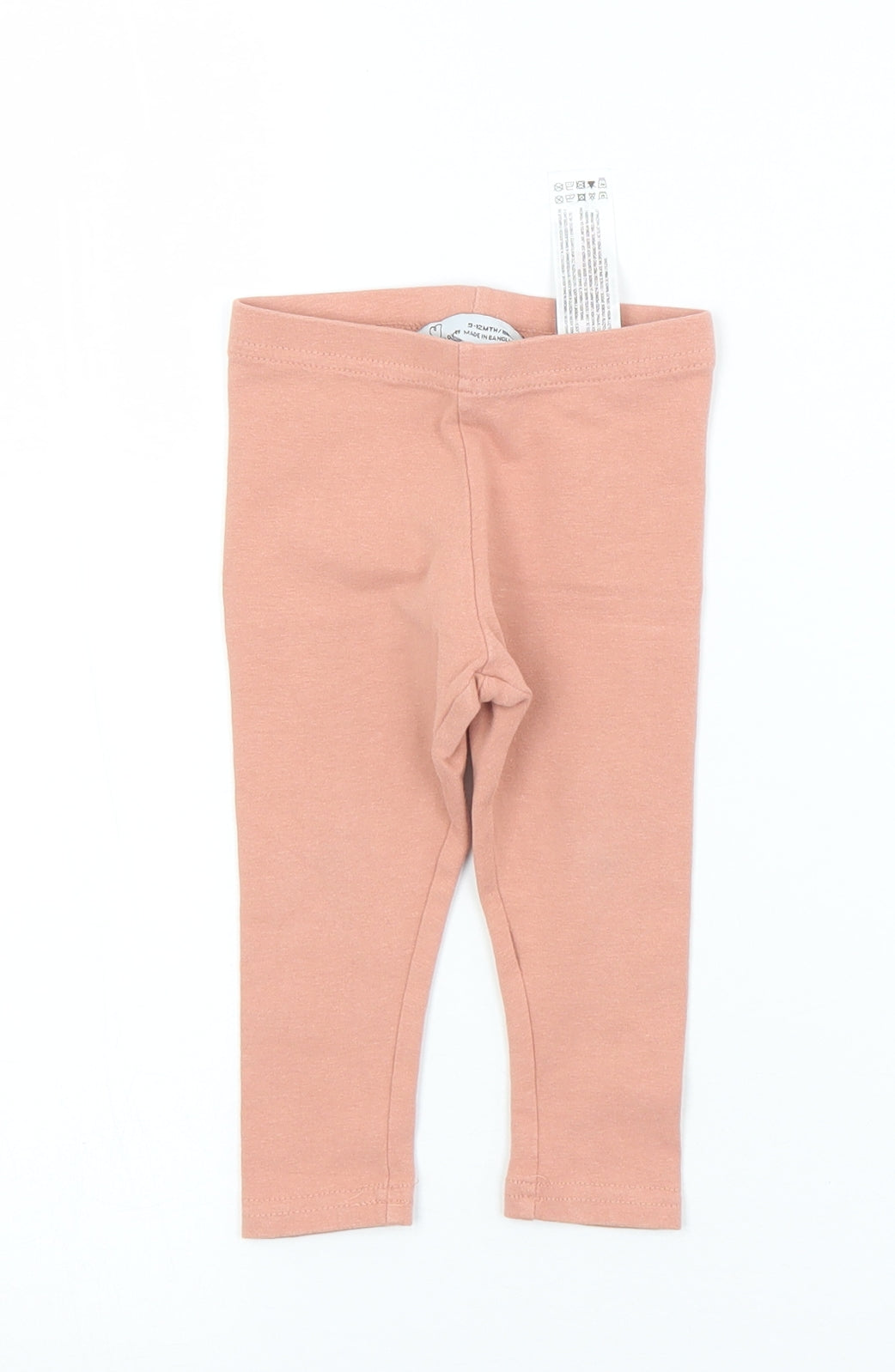Primark Girls Beige  Cotton Capri Leggings Size 9 Months