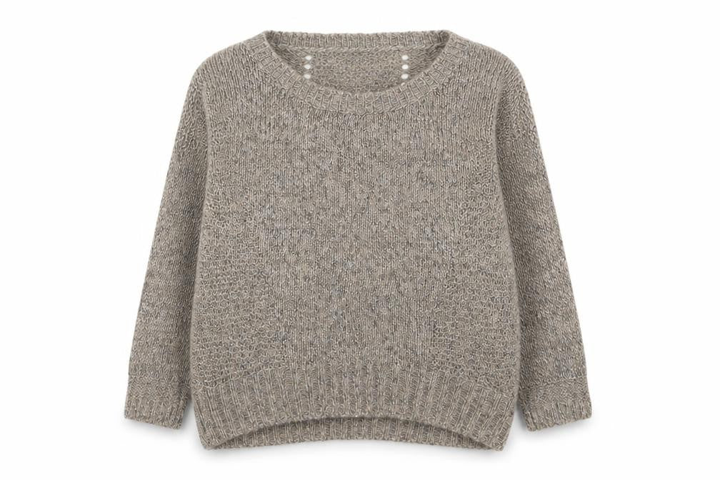 RJR.John Rocha Womens Brown Round Neck  Acrylic Pullover Jumper Size 8