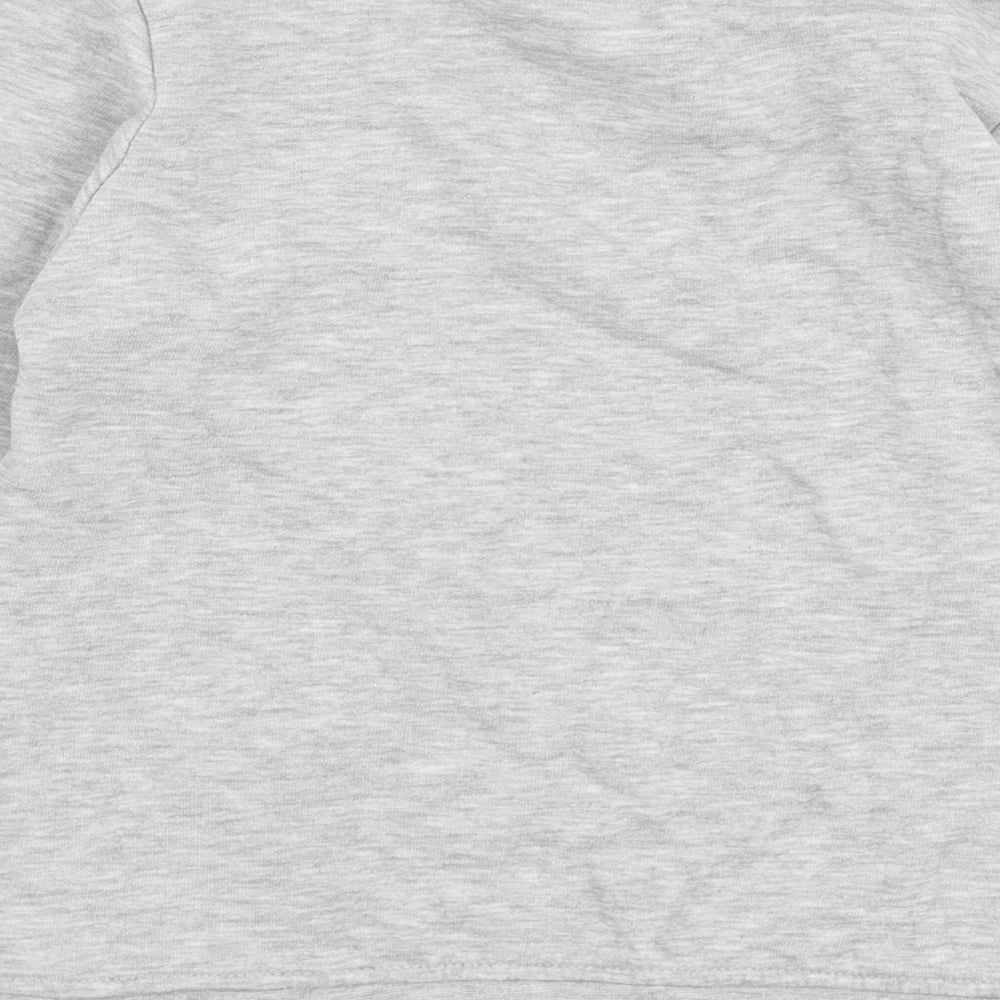 George Girls Grey  Cotton Pullover Sweatshirt Size 6-7 Years  Pullover